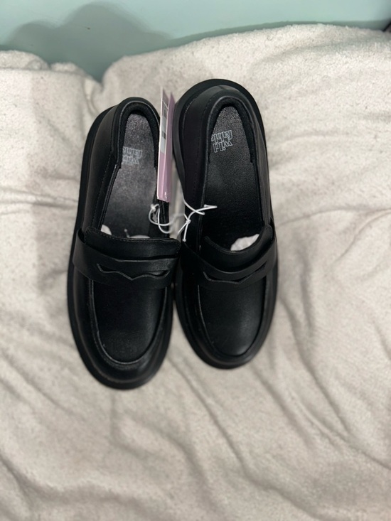 wild fable Black Platform Loafer Heels - Picture 2 of 5